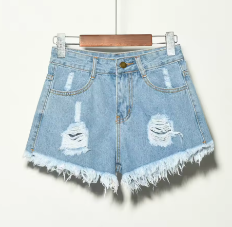 Pantaloncini Jeans strappati